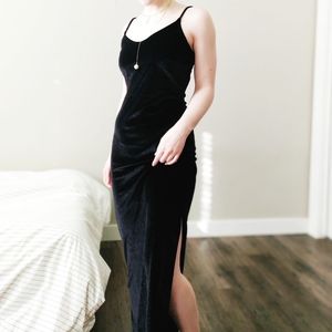 90s Velvet Slip Dress